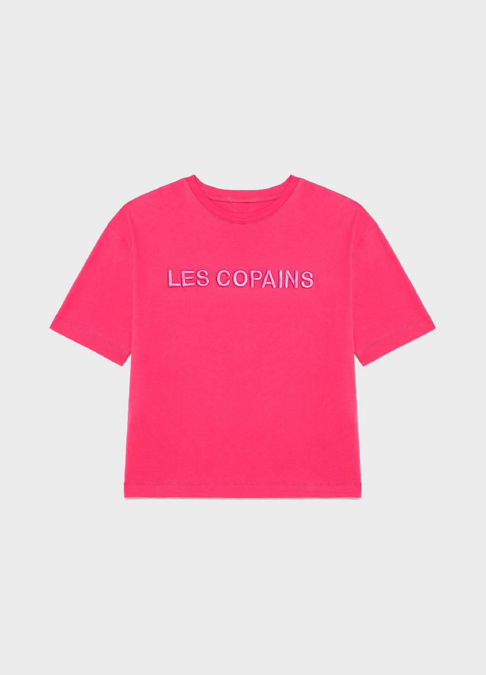 LES COPAINST-shirt logata in puro cotone Pezzi Unici