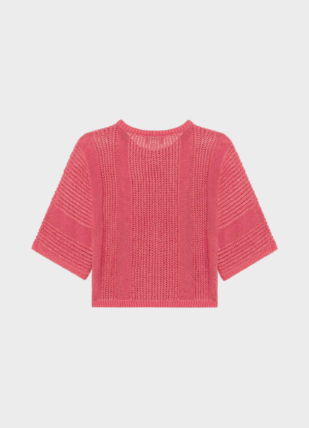 LES COPAINSMaglia tricot effetto traforato Qualità Garantita
