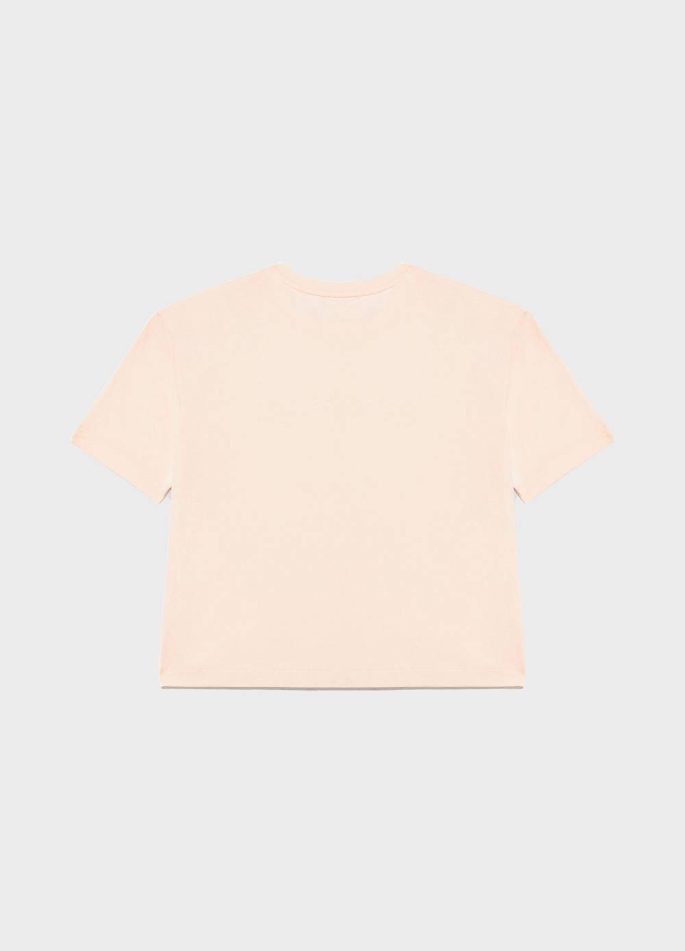 LES COPAINST-shirt boxy in cotone Consegna Veloce