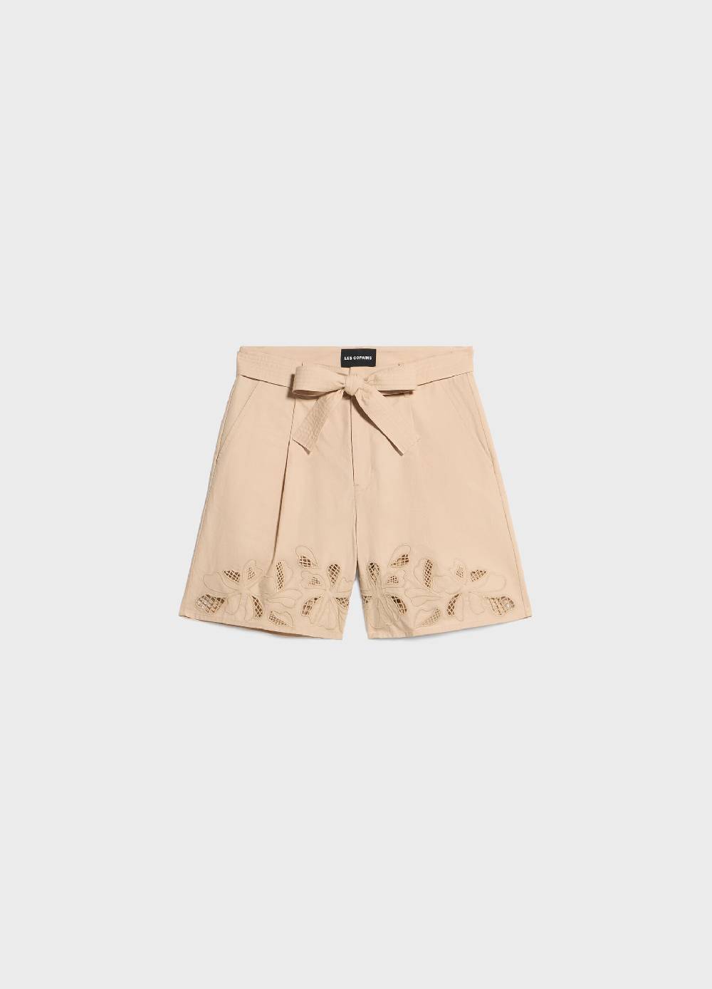 LES COPAINSShorts in cotone con ricamo Offerta