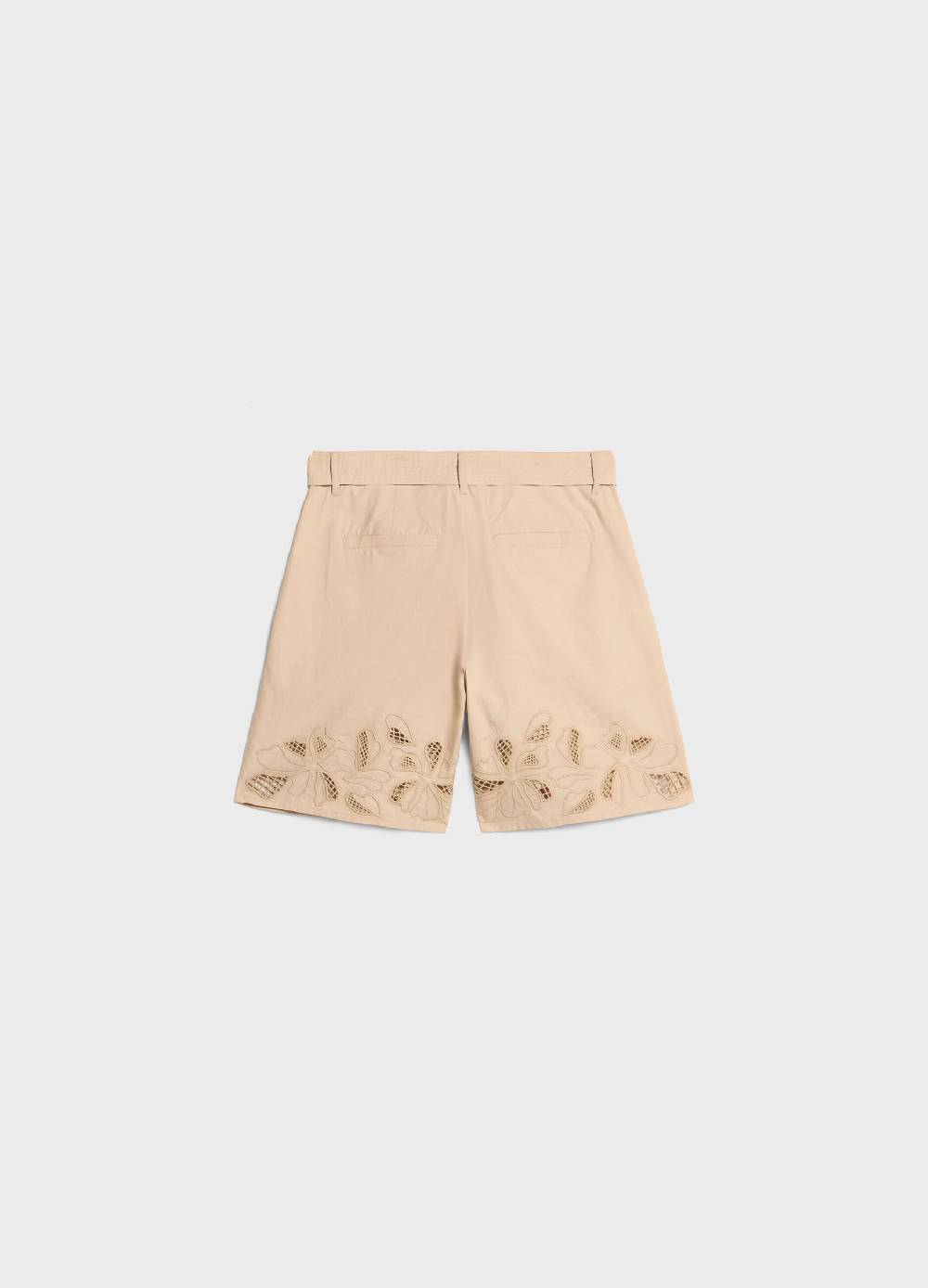 LES COPAINSShorts in cotone con ricamo Offerta