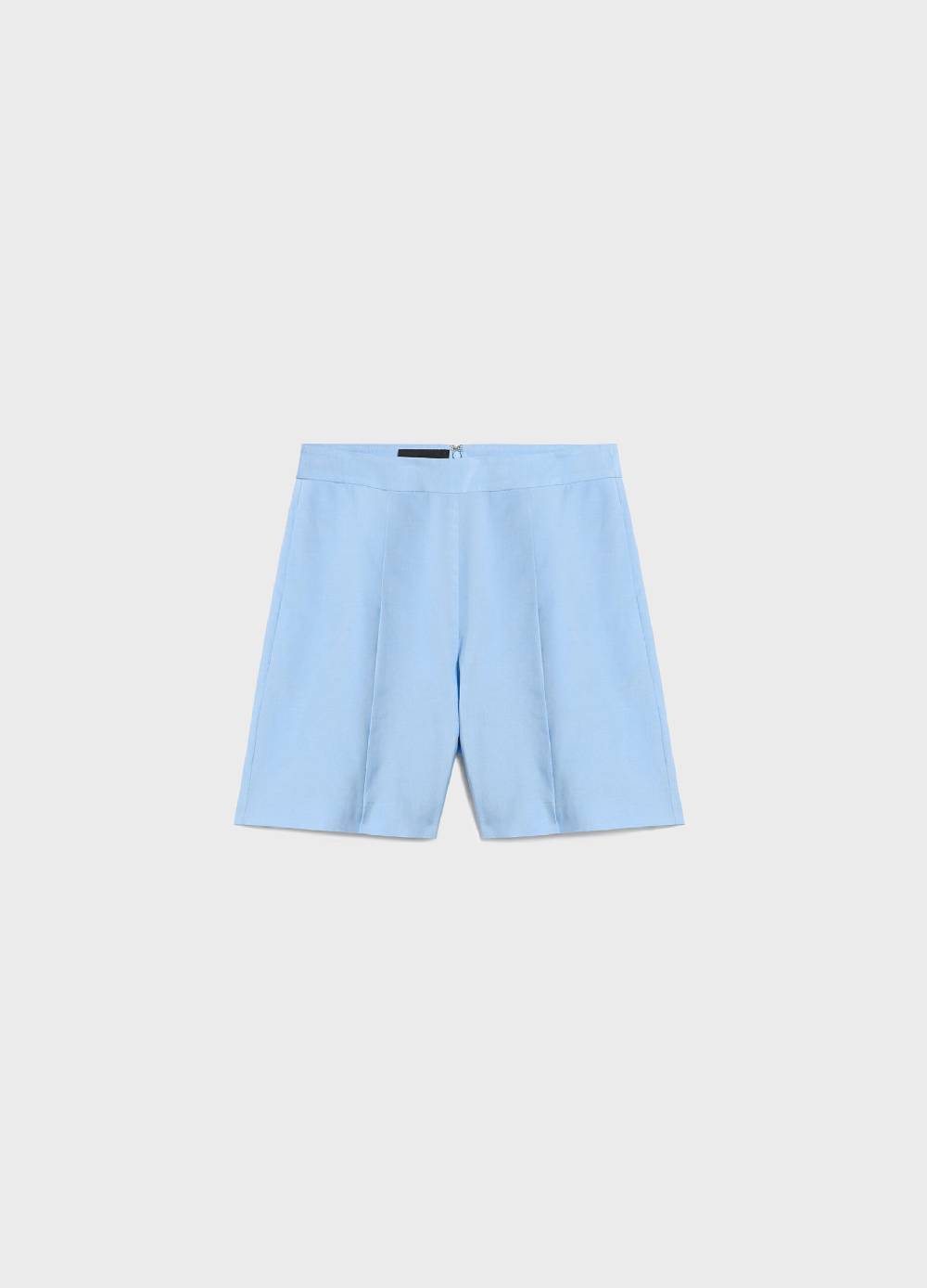 LES COPAINSPantaloni shorts in lyocell e lino Outlet
