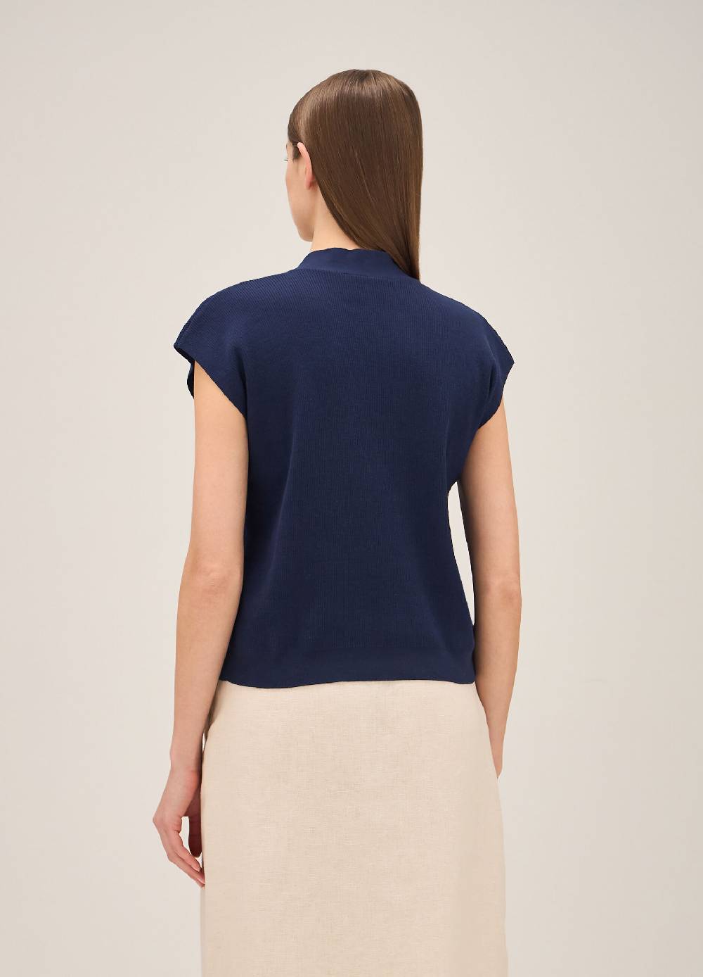 LES COPAINSMaglia tricot con scollo a V Italy