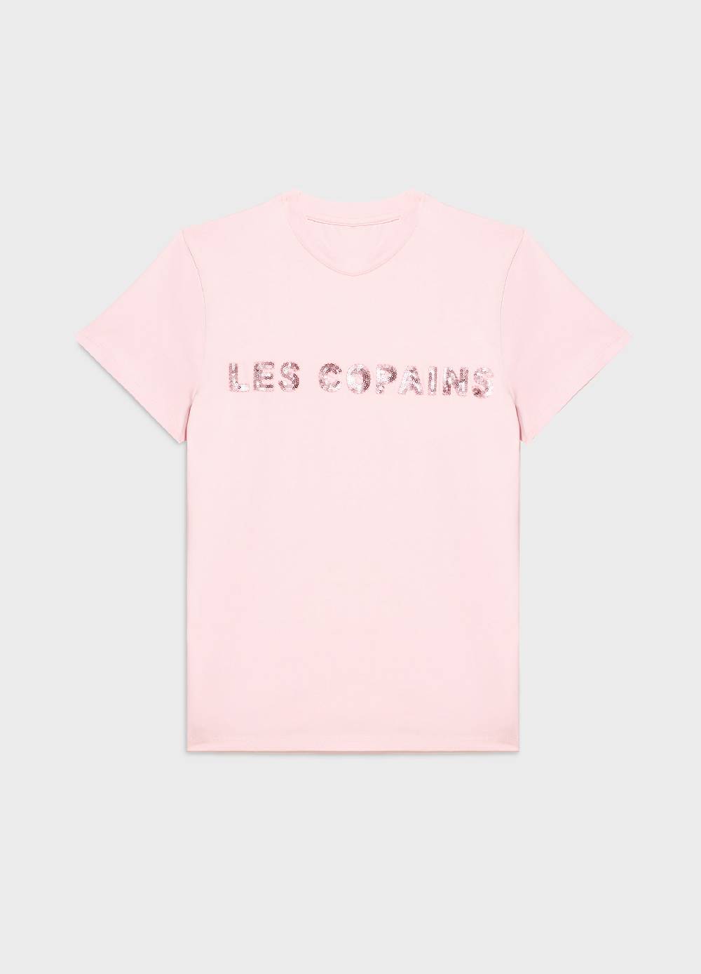 LES COPAINST-shirt a mezza manica in cotone stretch Pezzi Unici