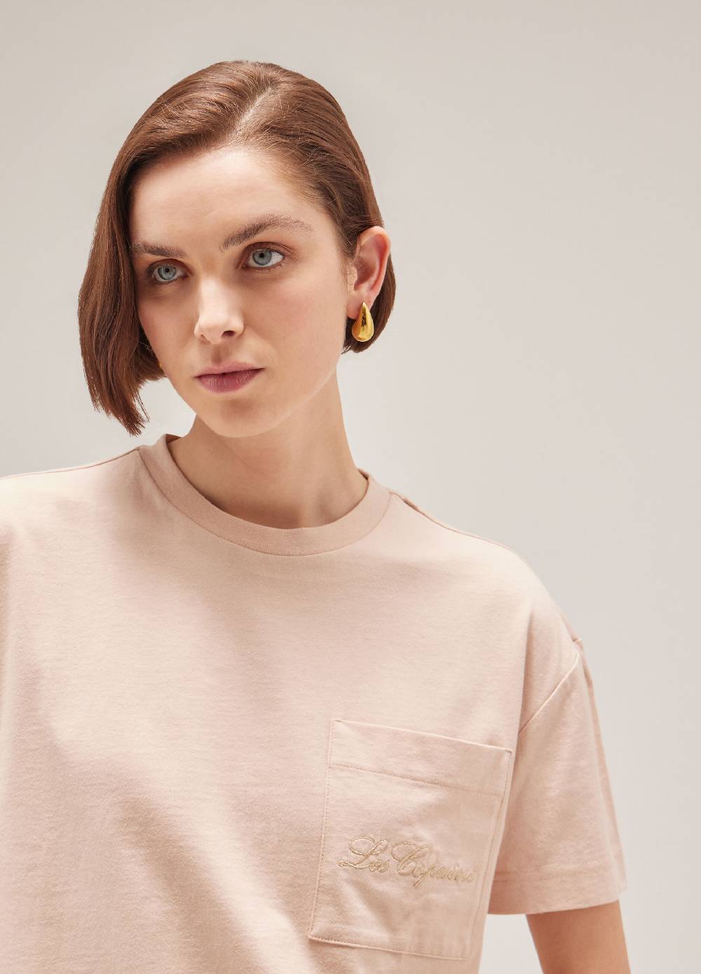 LES COPAINST-shirt con logo in puro cotone Acquista Ora