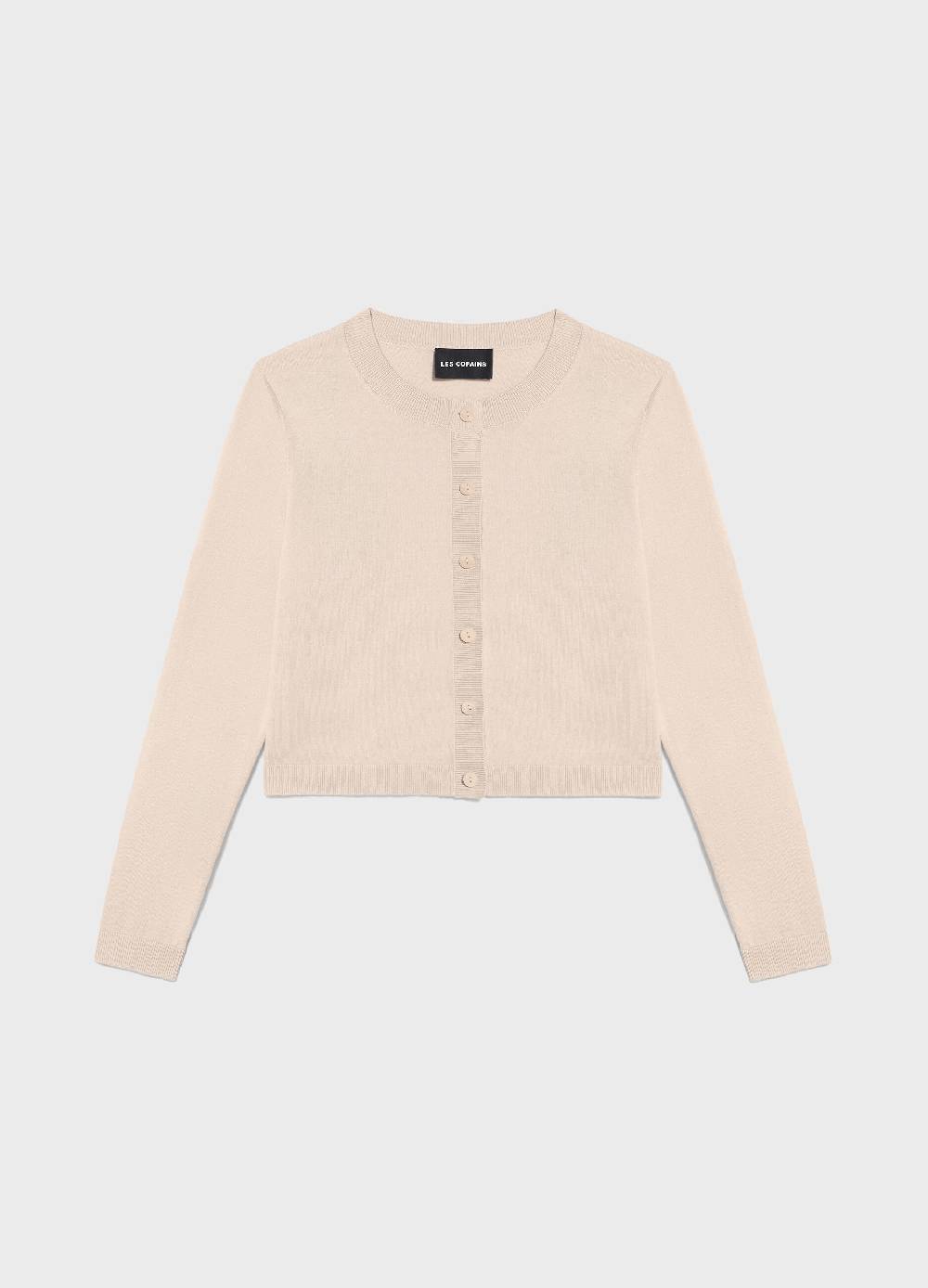LES COPAINSCardigan tricot in seta e cotone Prezzo Ridotto
