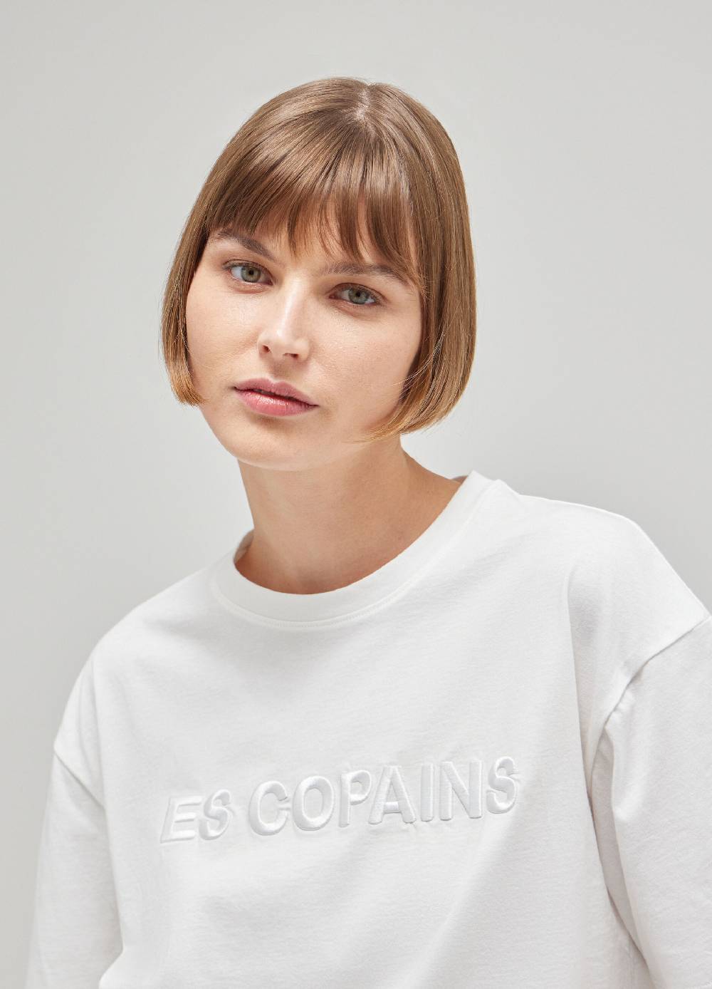 LES COPAINST-shirt boxy in cotone Convenienza