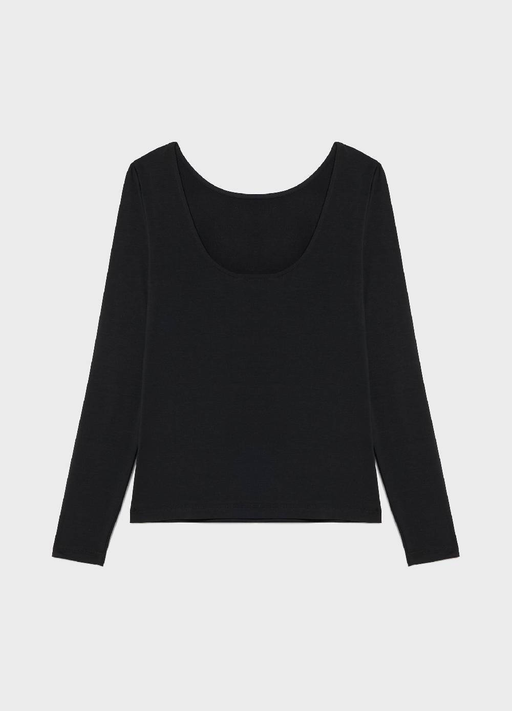 LES COPAINSMaglia a maniche lunghe in tessuto stretch Presa