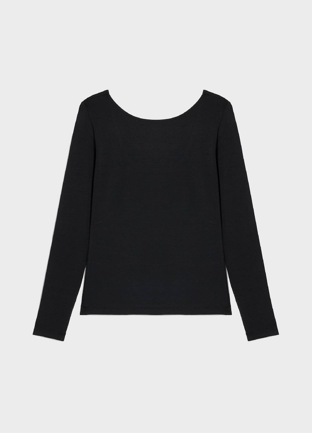 LES COPAINSMaglia a maniche lunghe in tessuto stretch Presa