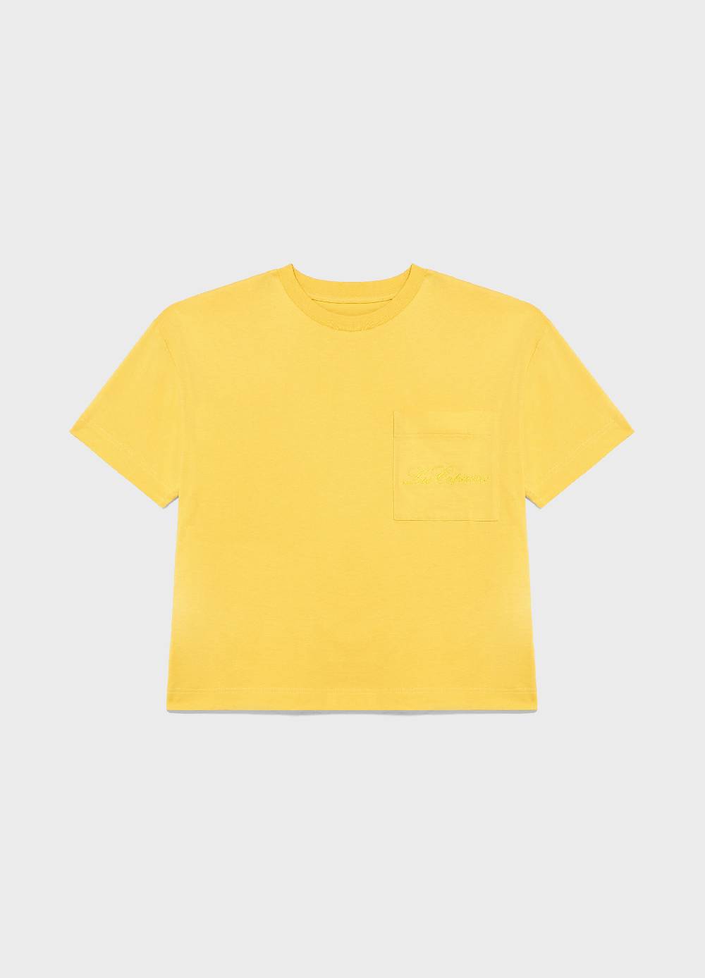 LES COPAINST-shirt con logo in puro cotone Offerta