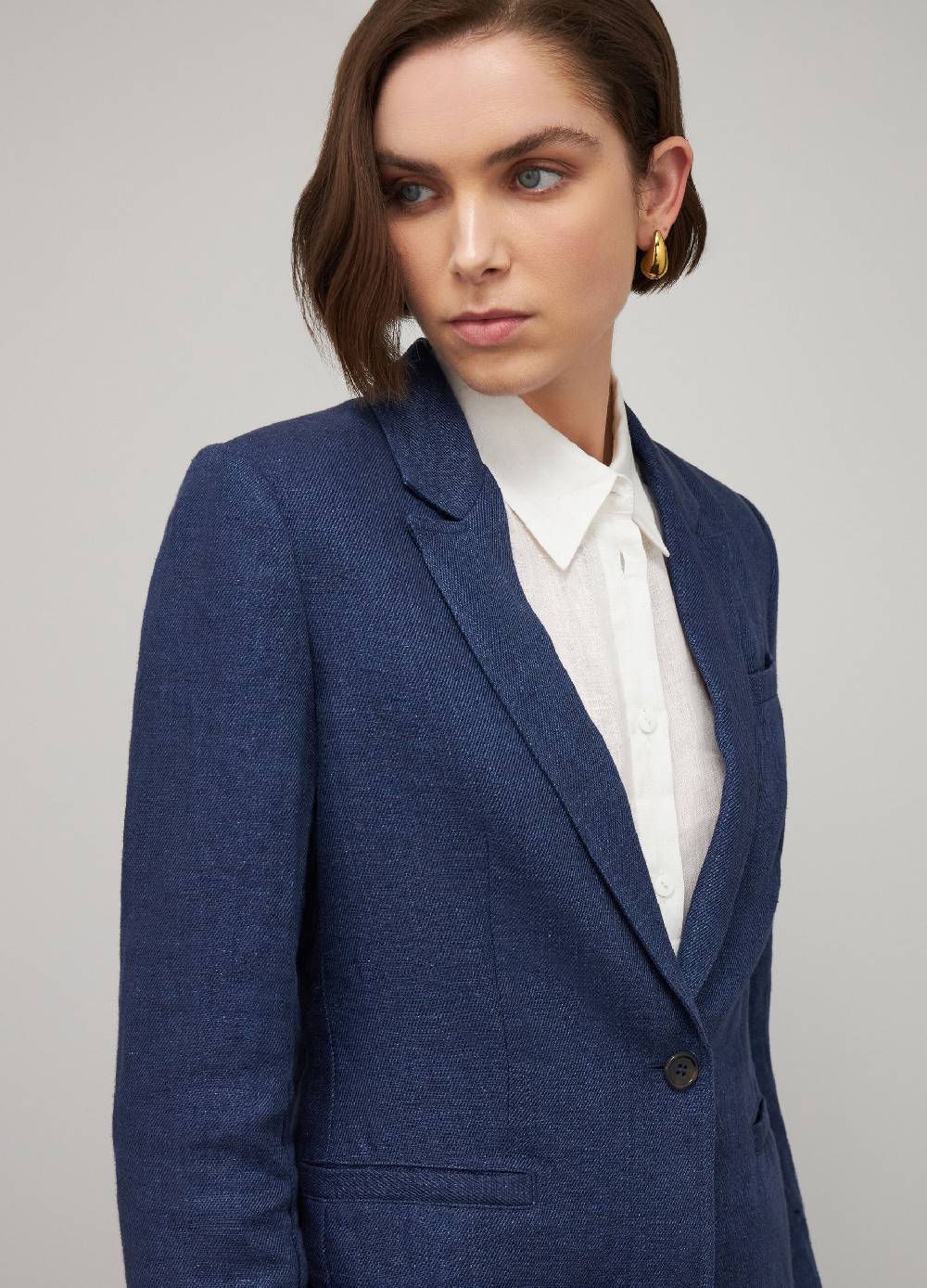 LES COPAINSBlazer in puro lino Online
