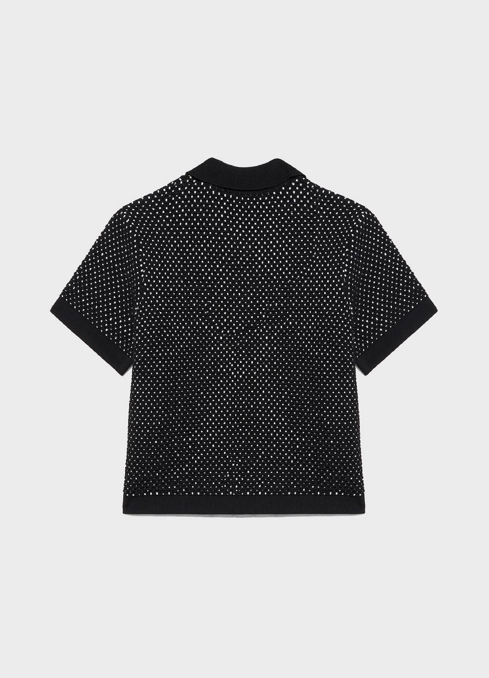 LES COPAINSMaglia tricot a maniche corte jacquard Offerte