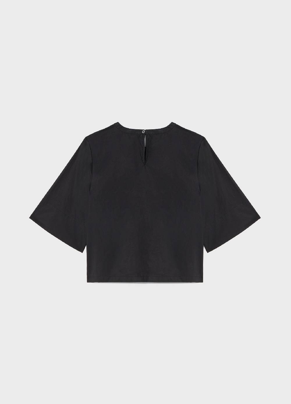 LES COPAINSBlusa in cotone con maniche a tre quarti Hotsell