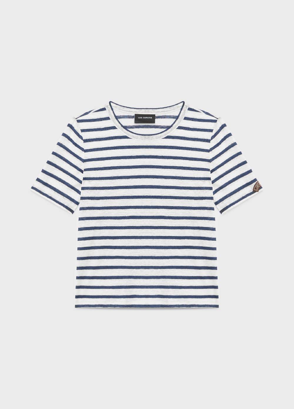 LES COPAINST-shirt a righe in puro lino I Più Venduti
