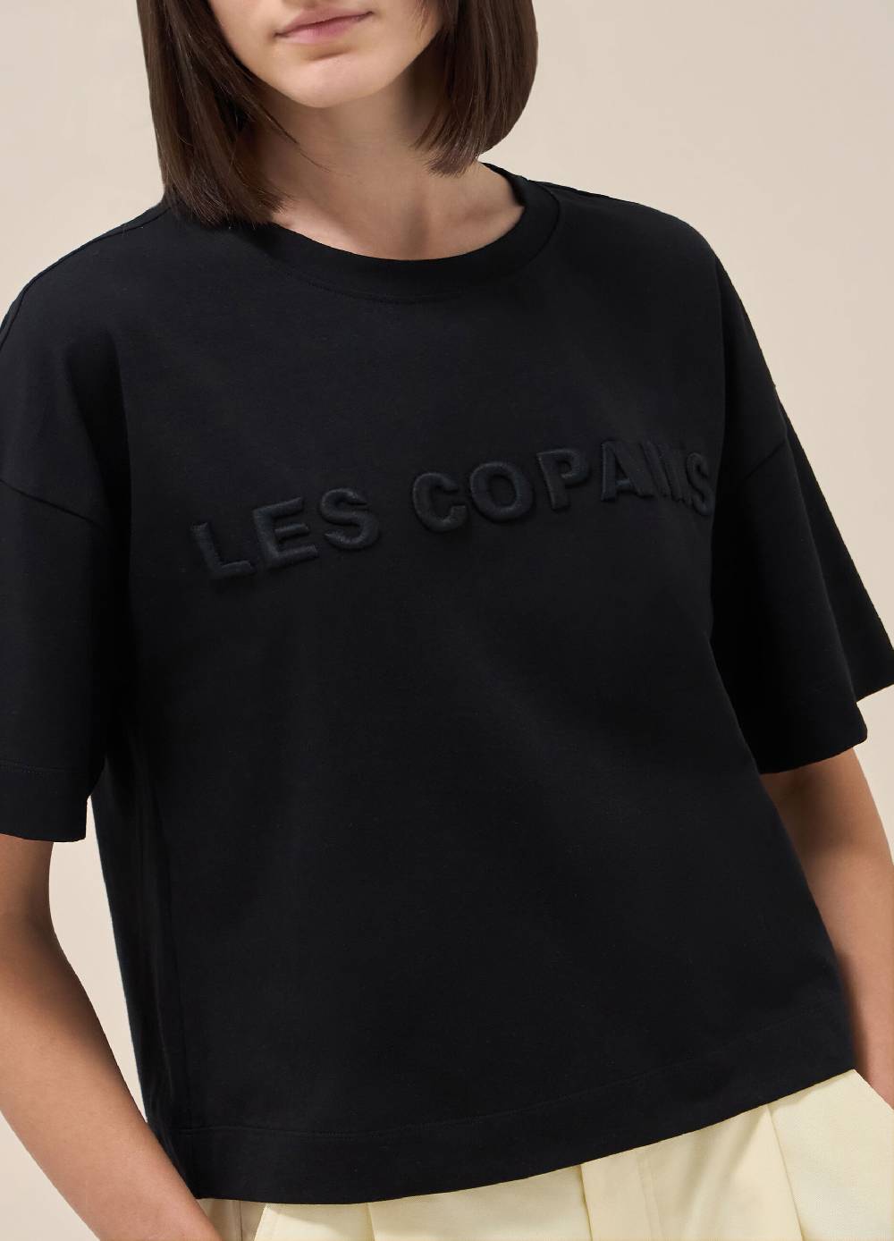 LES COPAINST-shirt a maniche corte con logo Vendite Flash