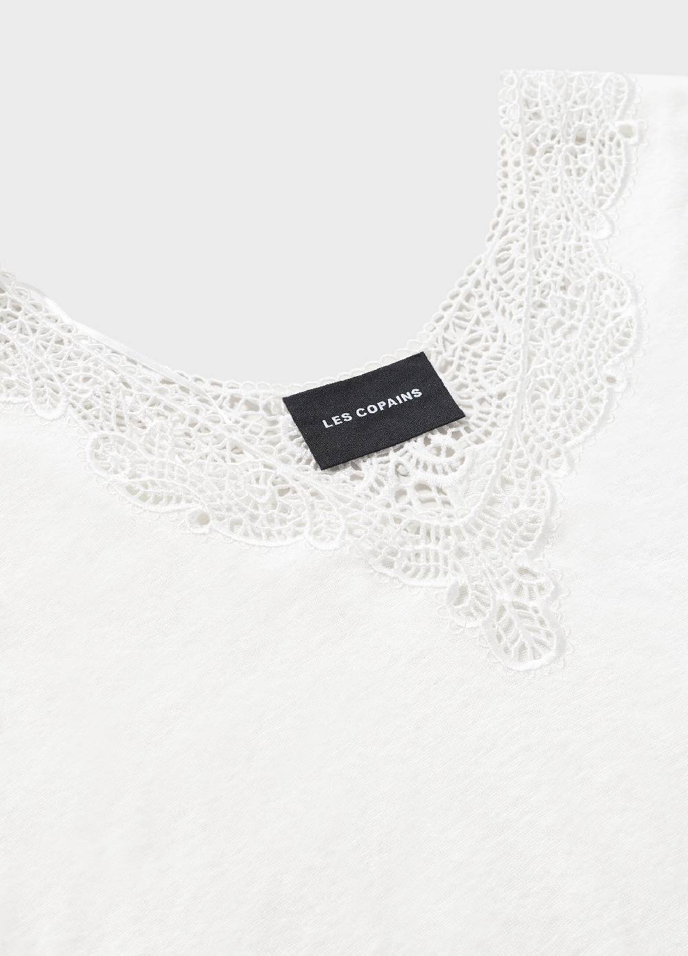 LES COPAINST-shirt a maniche corte in lino Negozio