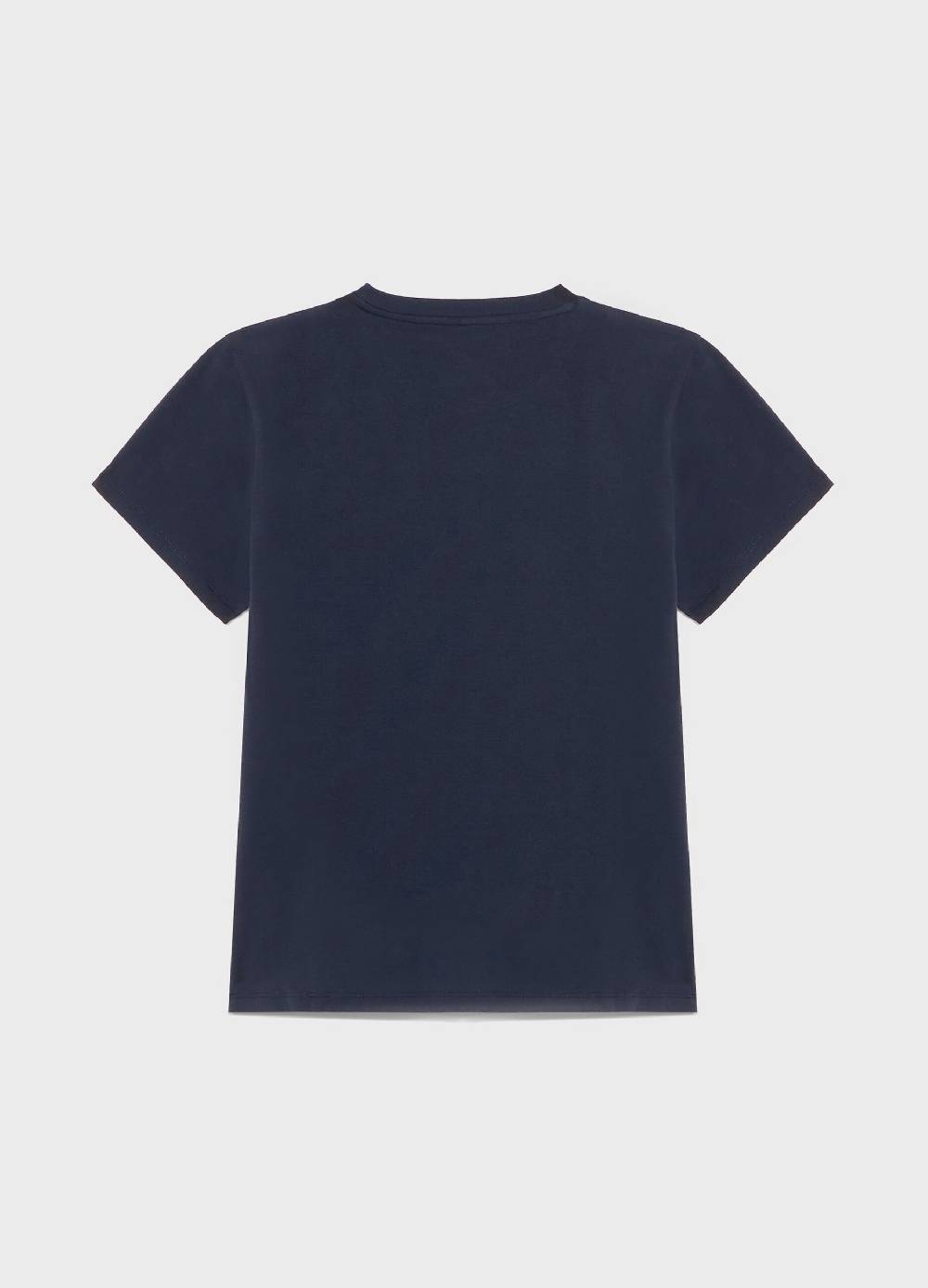 LES COPAINST-shirt a mezza manica in cotone stretch Nuova