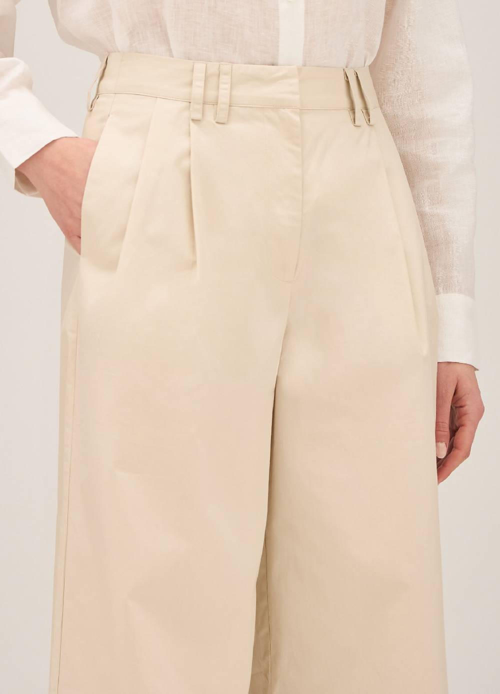 LES COPAINSPantaloni straight fit in cotone Fino Al -60%