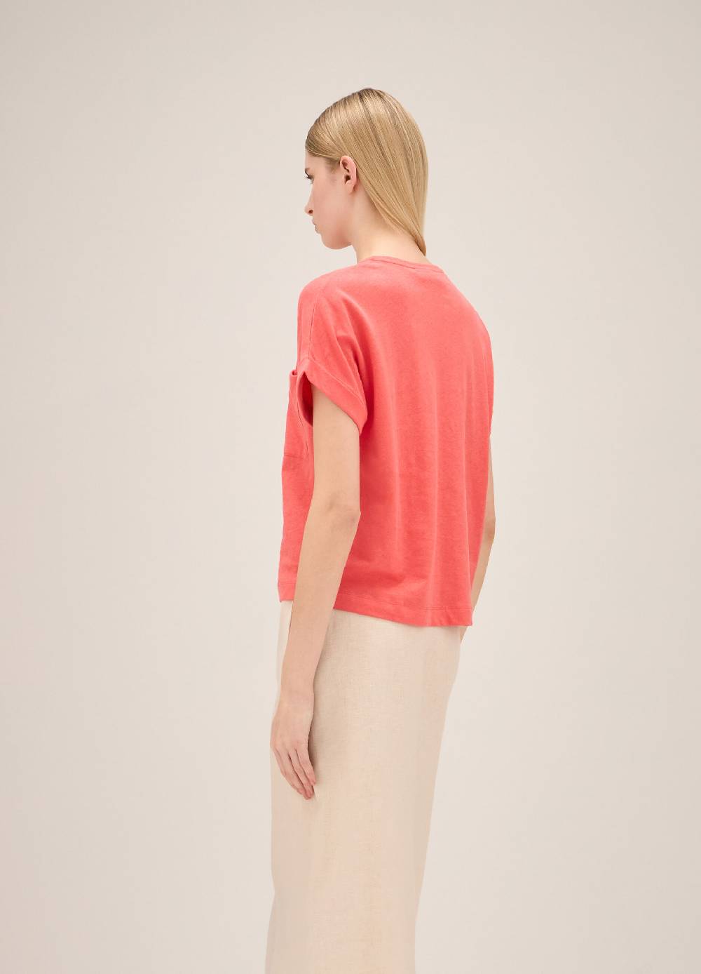 LES COPAINST-shirt in lino e cotone Shopping Online