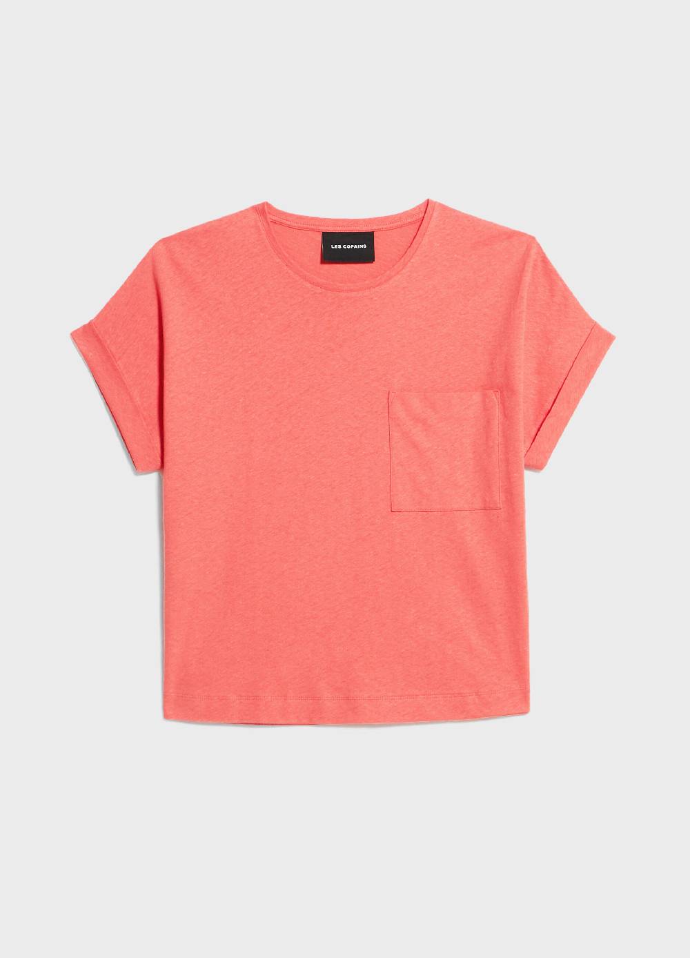 LES COPAINST-shirt in lino e cotone Shopping Online