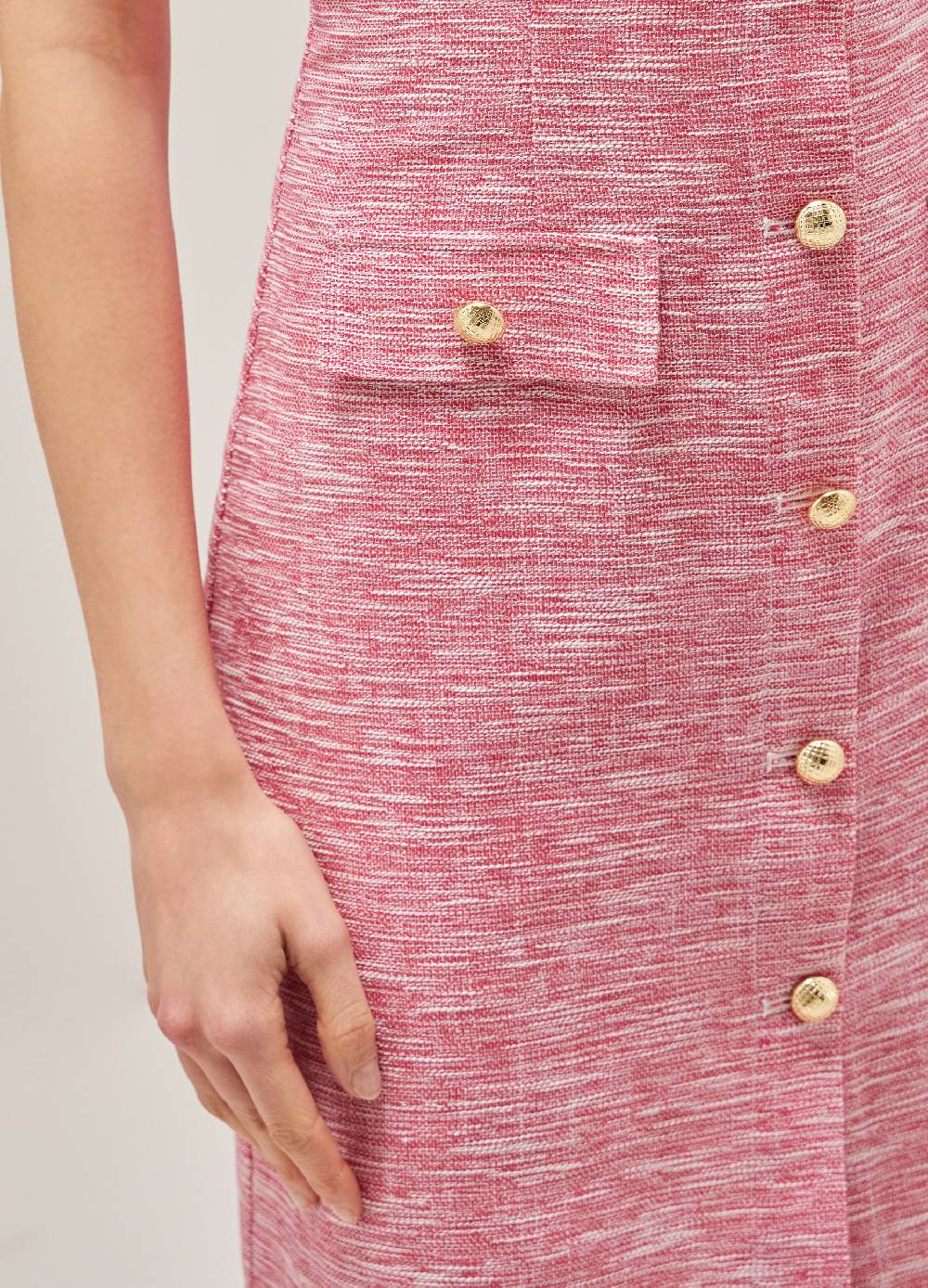 LES COPAINSAbito corto misto cotone effetto tweed Affare Del Giorno