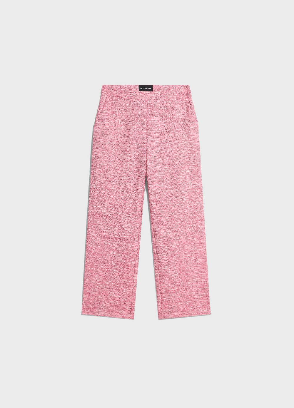 LES COPAINSPantaloni flare fit effetto tweed Prezzo Ridotto