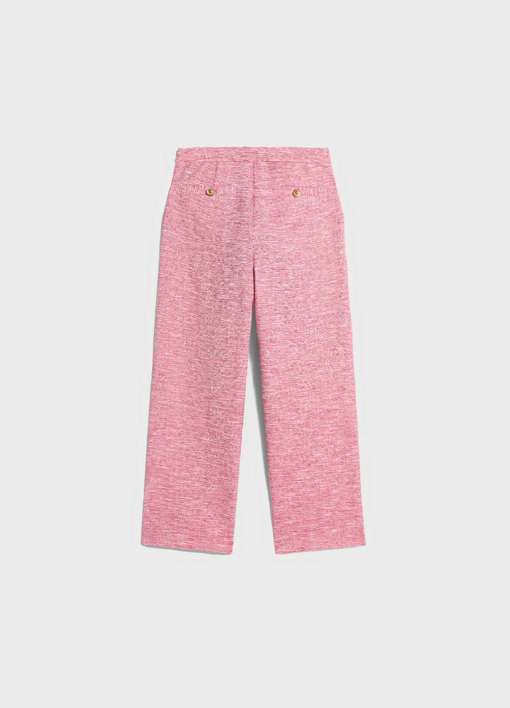 LES COPAINSPantaloni flare fit effetto tweed Prezzo Ridotto