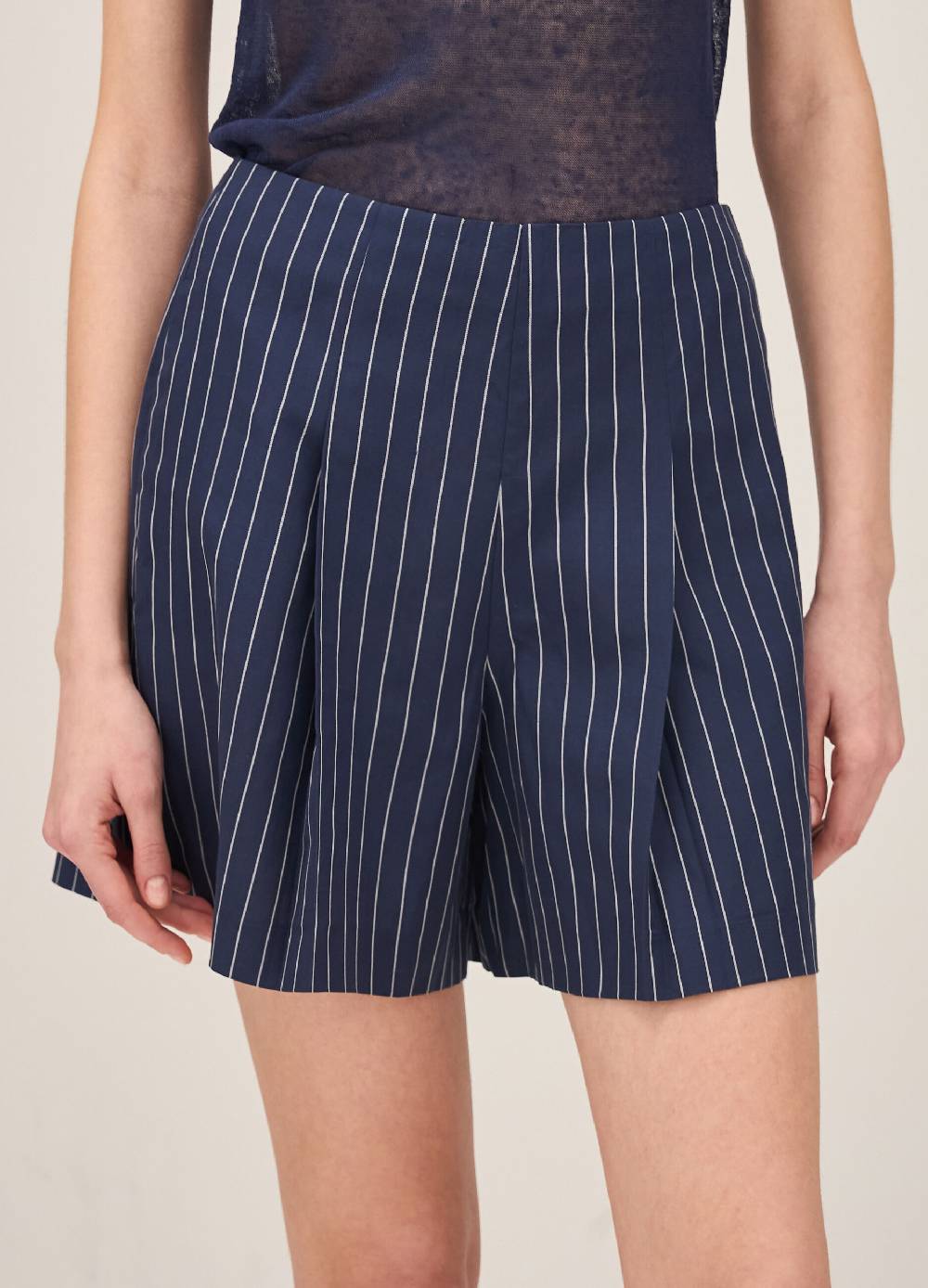LES COPAINSPantaloni shorts gessati Novità