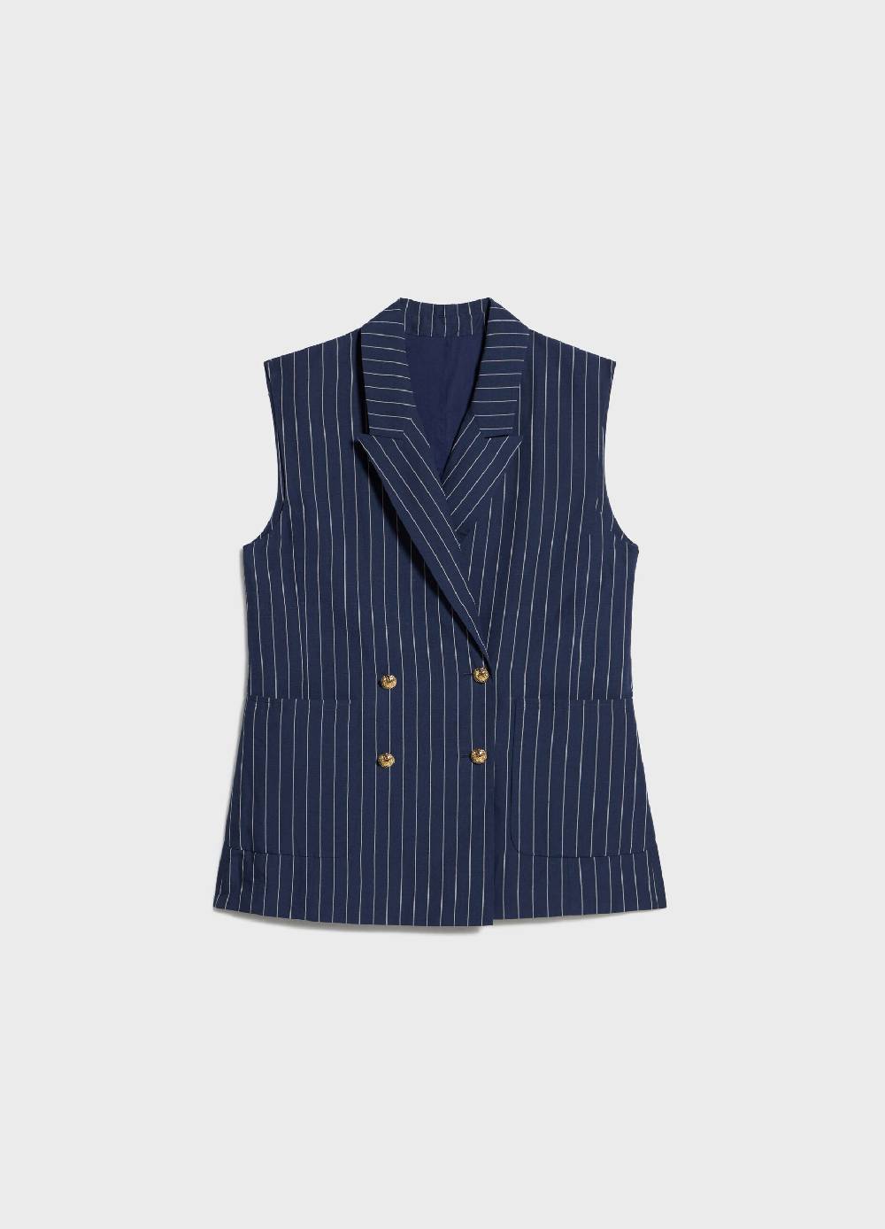 LES COPAINSGilet doppiopetto gessato Saldi