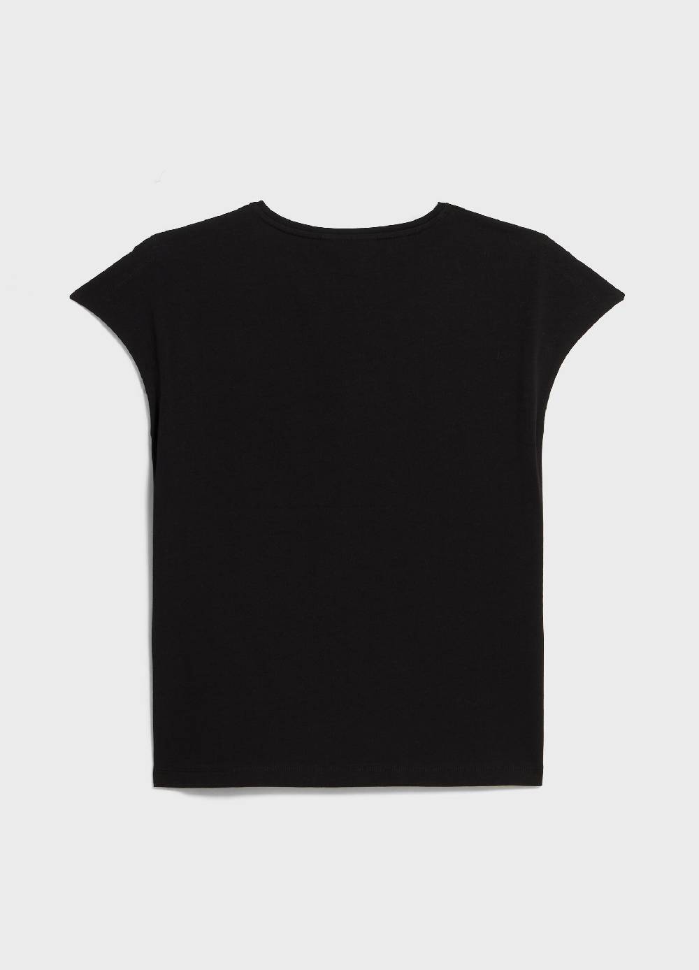 LES COPAINST-shirt in cotone stretch con lettering Vendite Flash