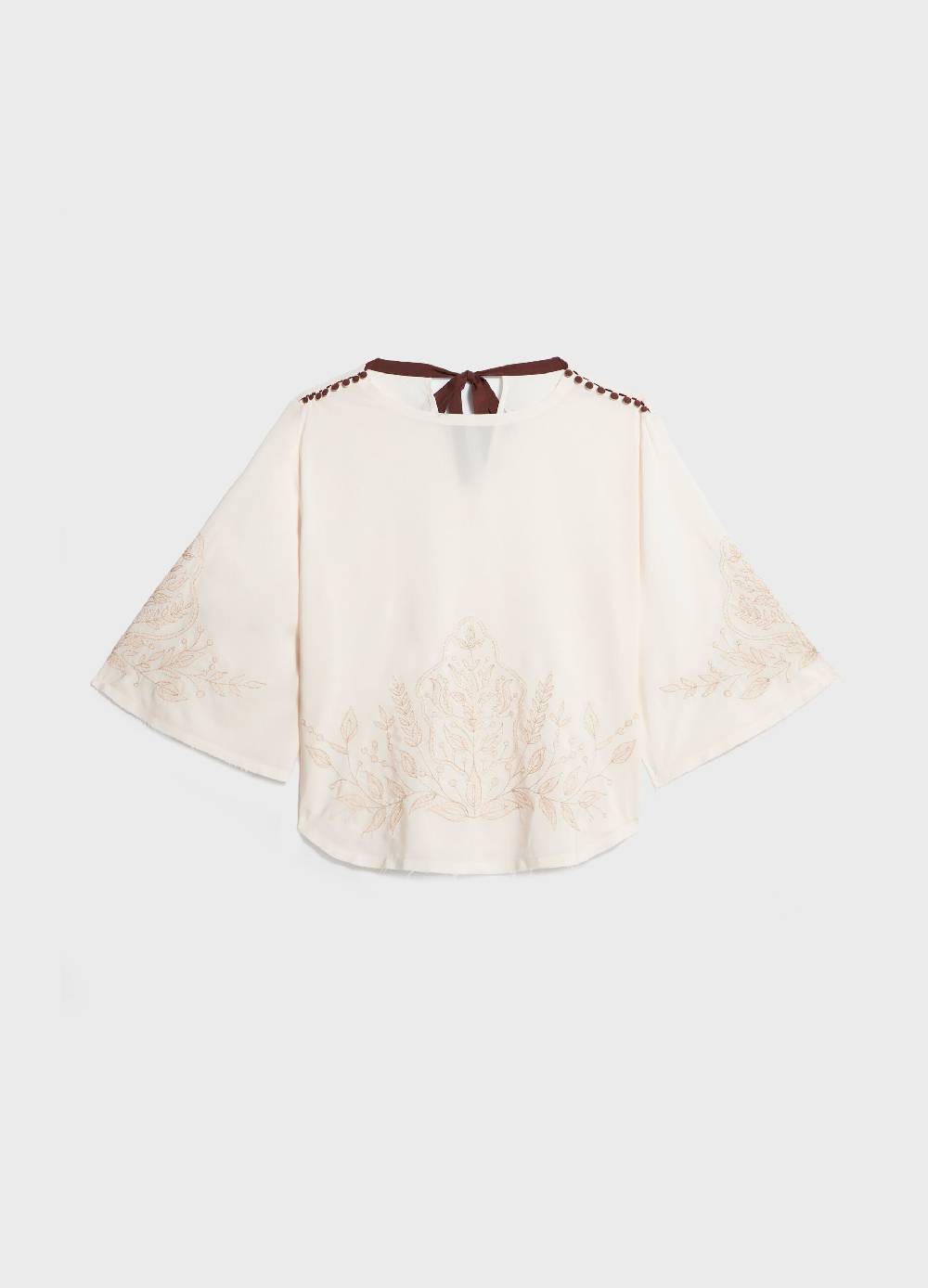 LES COPAINSBlusa con ricami In Saldo