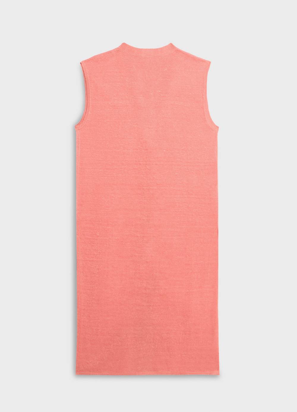 LES COPAINSGilet lungo tricot in misto lino Italy