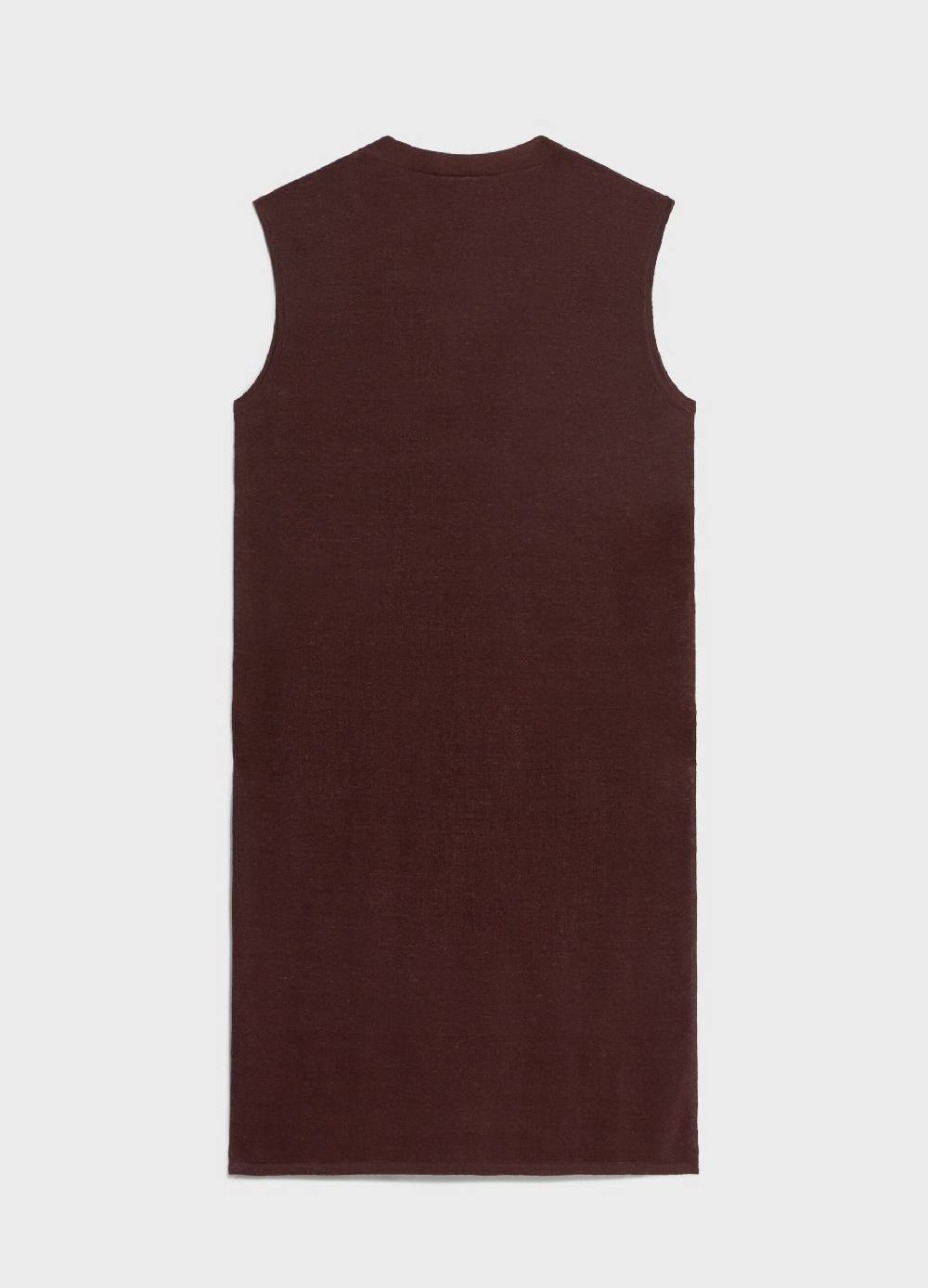 LES COPAINSGilet lungo tricot in misto lino Italia