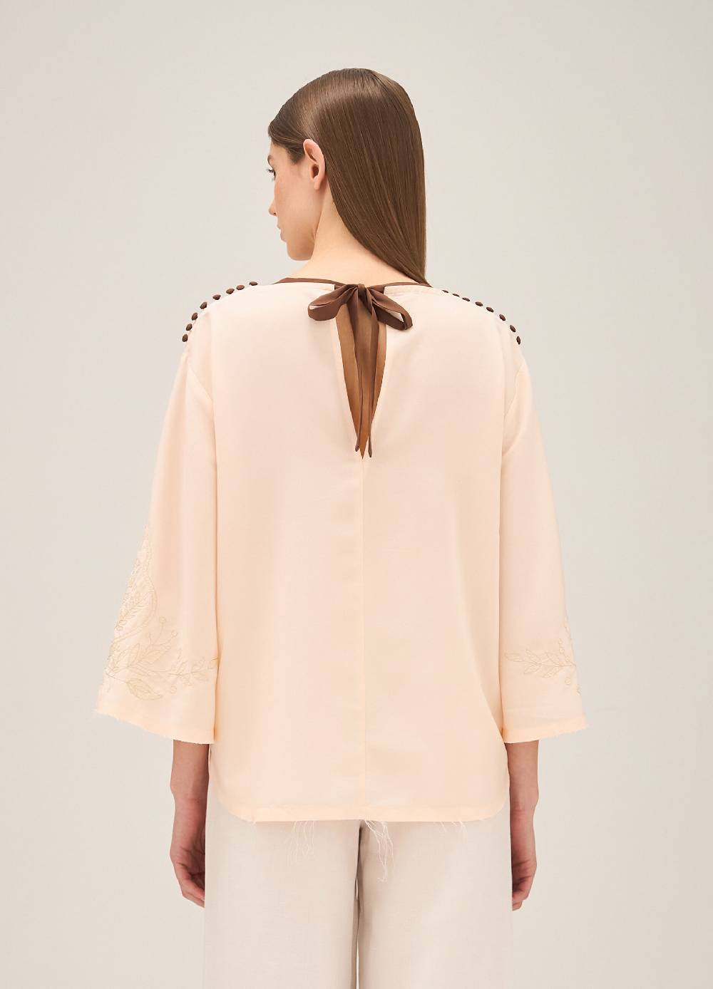 LES COPAINSBlusa con ricami Spedizione Gratuita