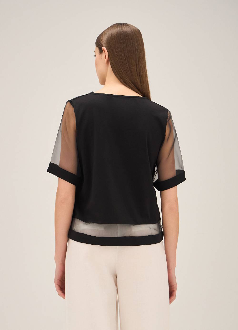 LES COPAINST-shirt in cotone con inserti Qualità Garantita
