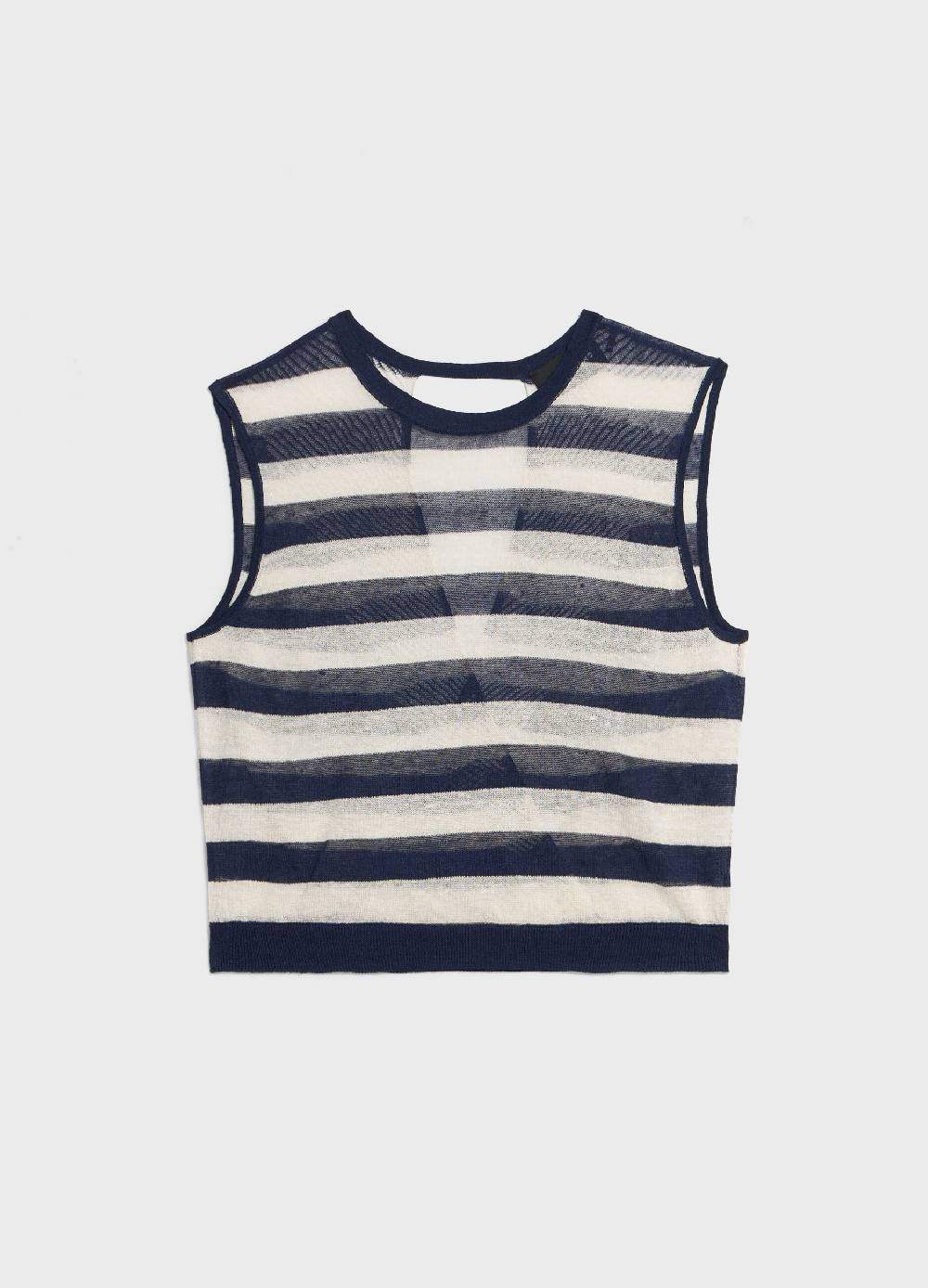 LES COPAINSCanotta tricot in misto lino Shopping Online
