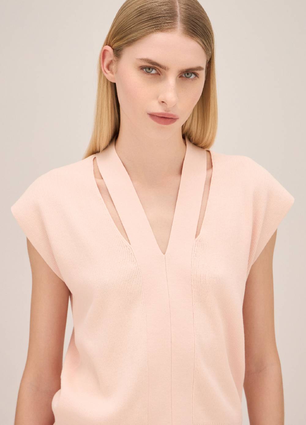 LES COPAINSMaglia tricot con scollo a V Affare Del Giorno