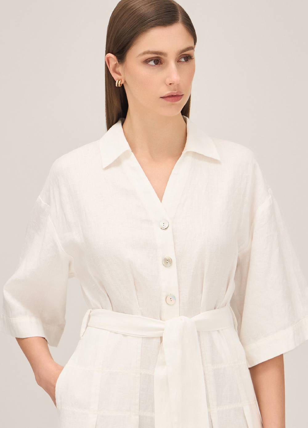 LES COPAINSAbito a camicia con balze Novità