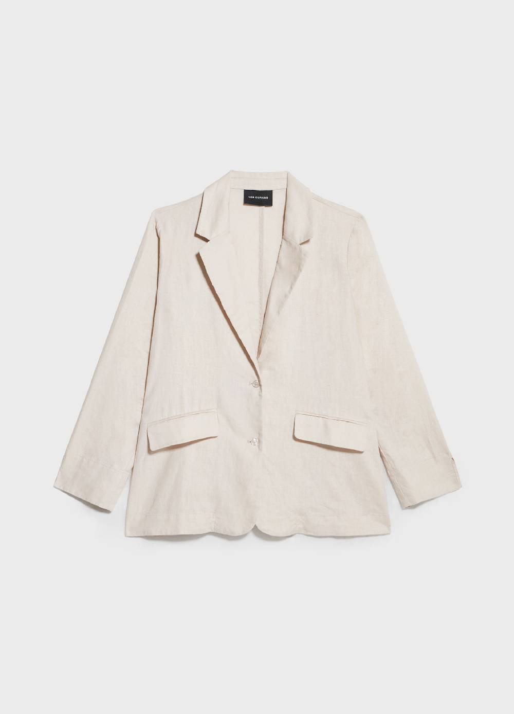 LES COPAINSGiacca a camicia in lino Sconto