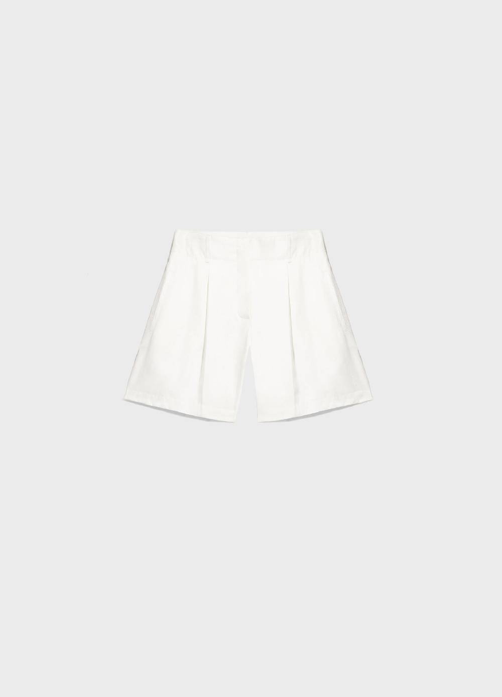 LES COPAINSPantaloni shorts in lino Online