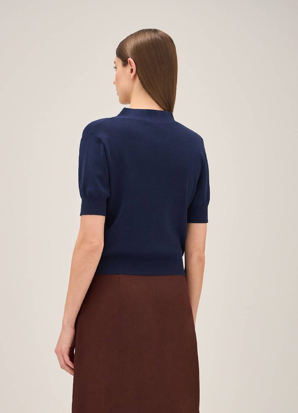 LES COPAINSCardigan tricot con scollo a V Outlet