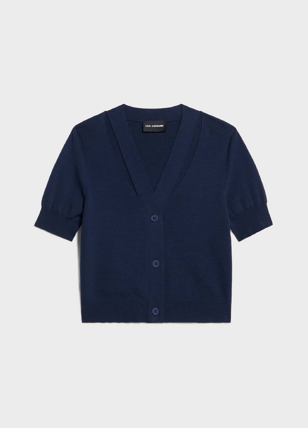 LES COPAINSCardigan tricot con scollo a V Outlet