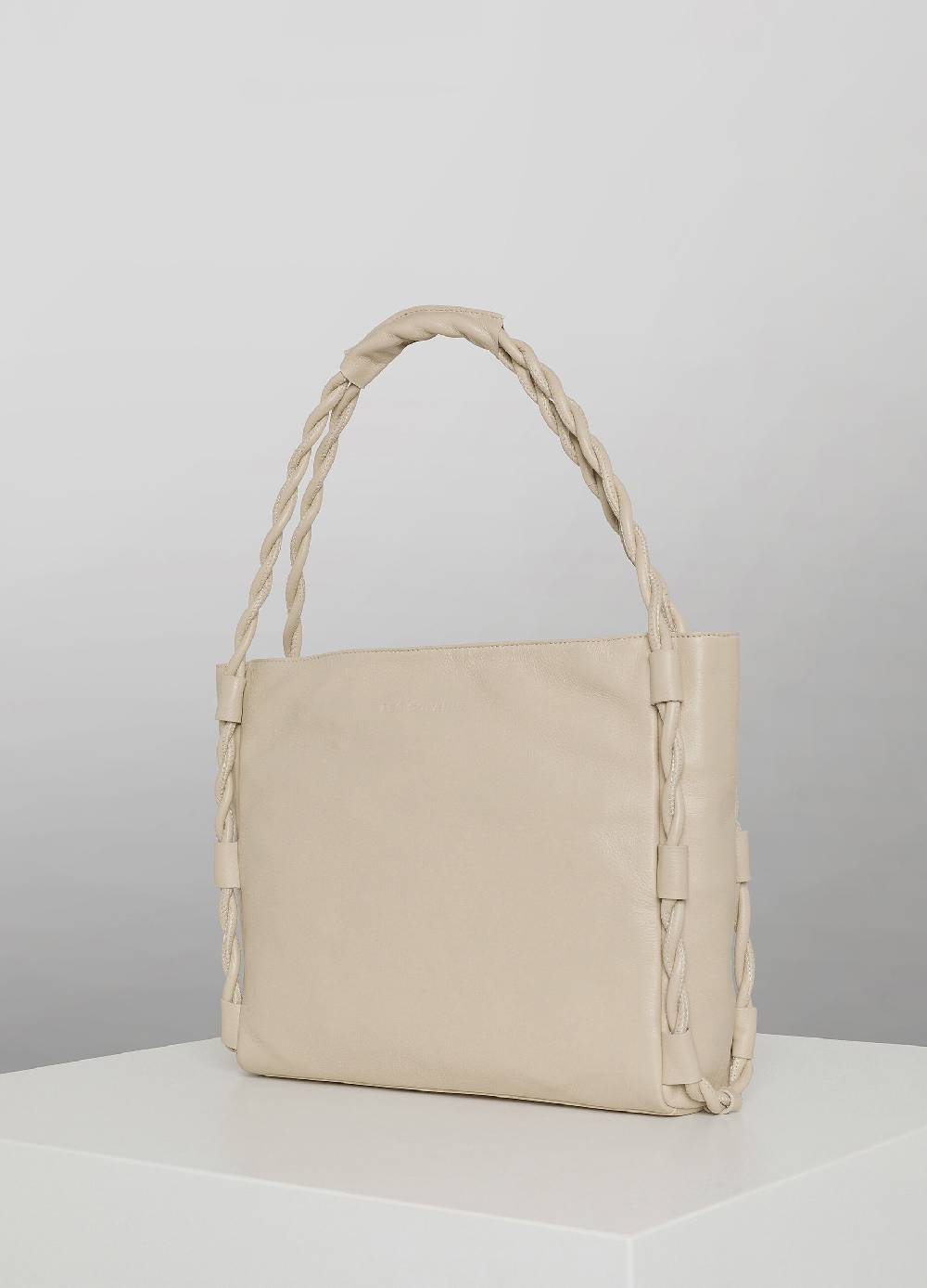 LES COPAINSBorsa a spalla tote bag in vera pelle Moda