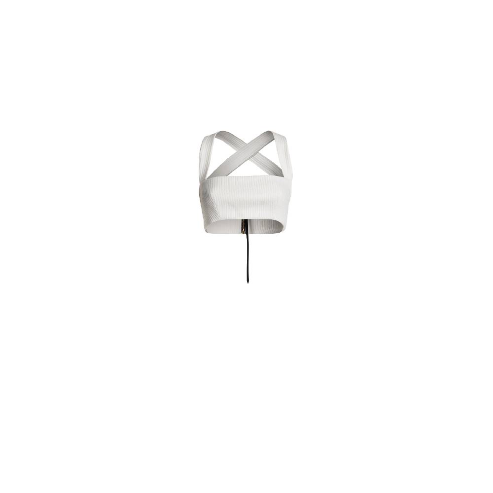 Nineminutes U&O – THE NIKI TOP VISCOSA WHITE