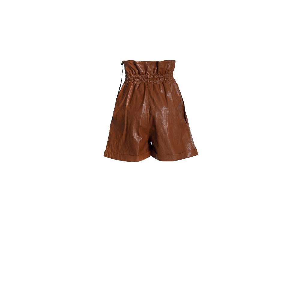 Nineminutes SS20 – THE PENCE SHORT LEATHER CUOIO Prezzo Ridotto