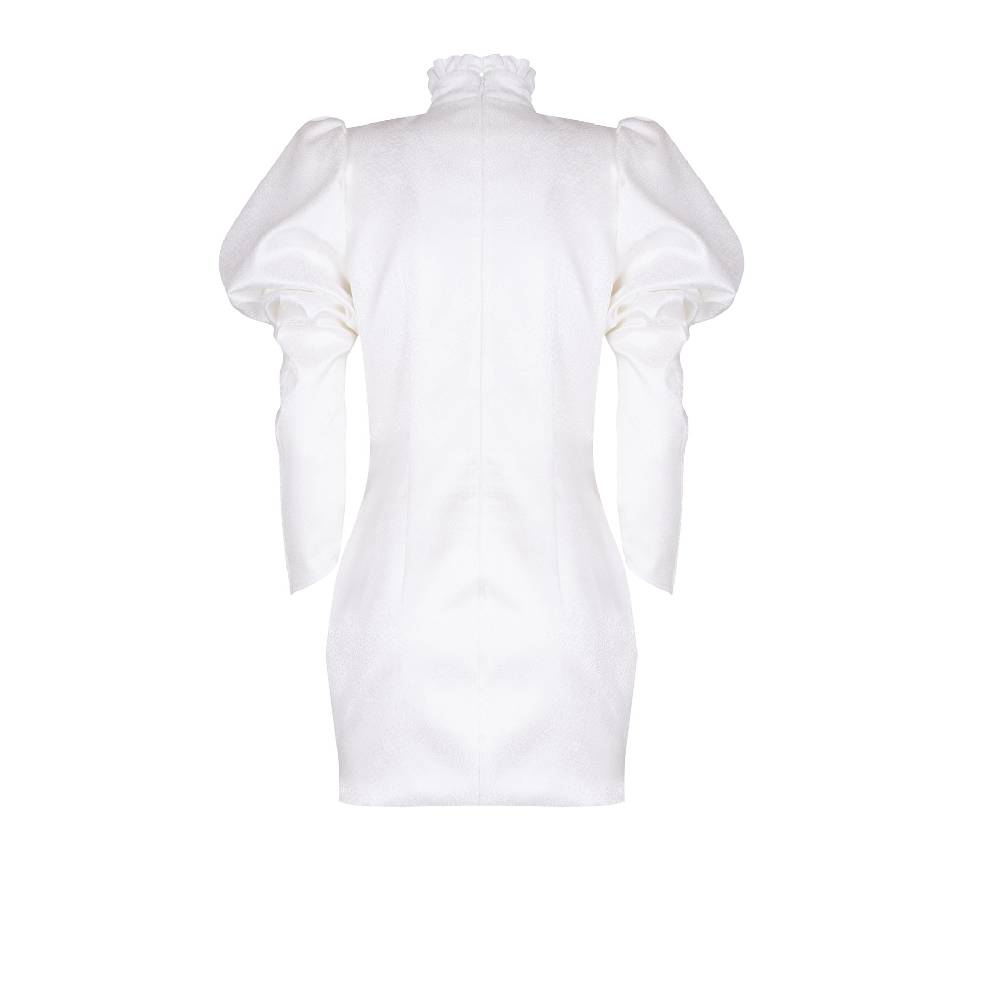 Nineminutes FW20.21 – THE LADY JANE DRESS WHITE Soddisfazione Garantita