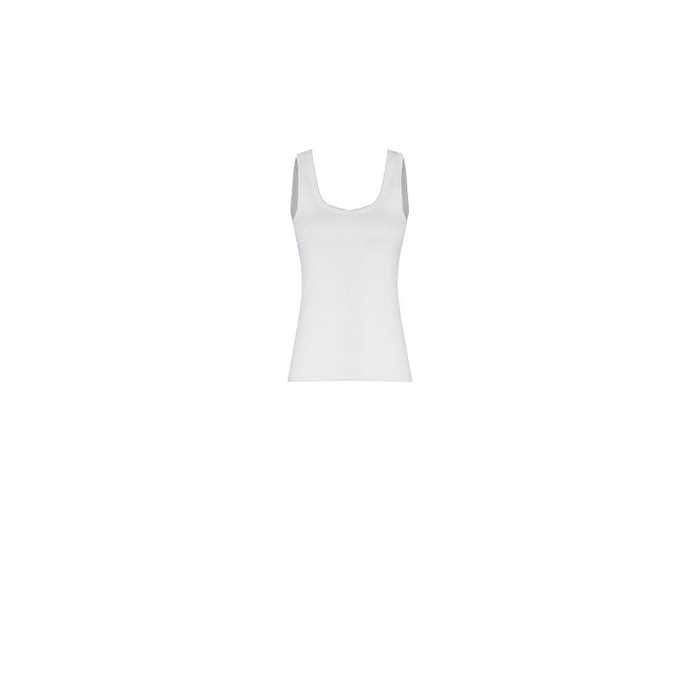 Nineminutes REVERSIBLE – THE TANK COTTON WHITE Offerta