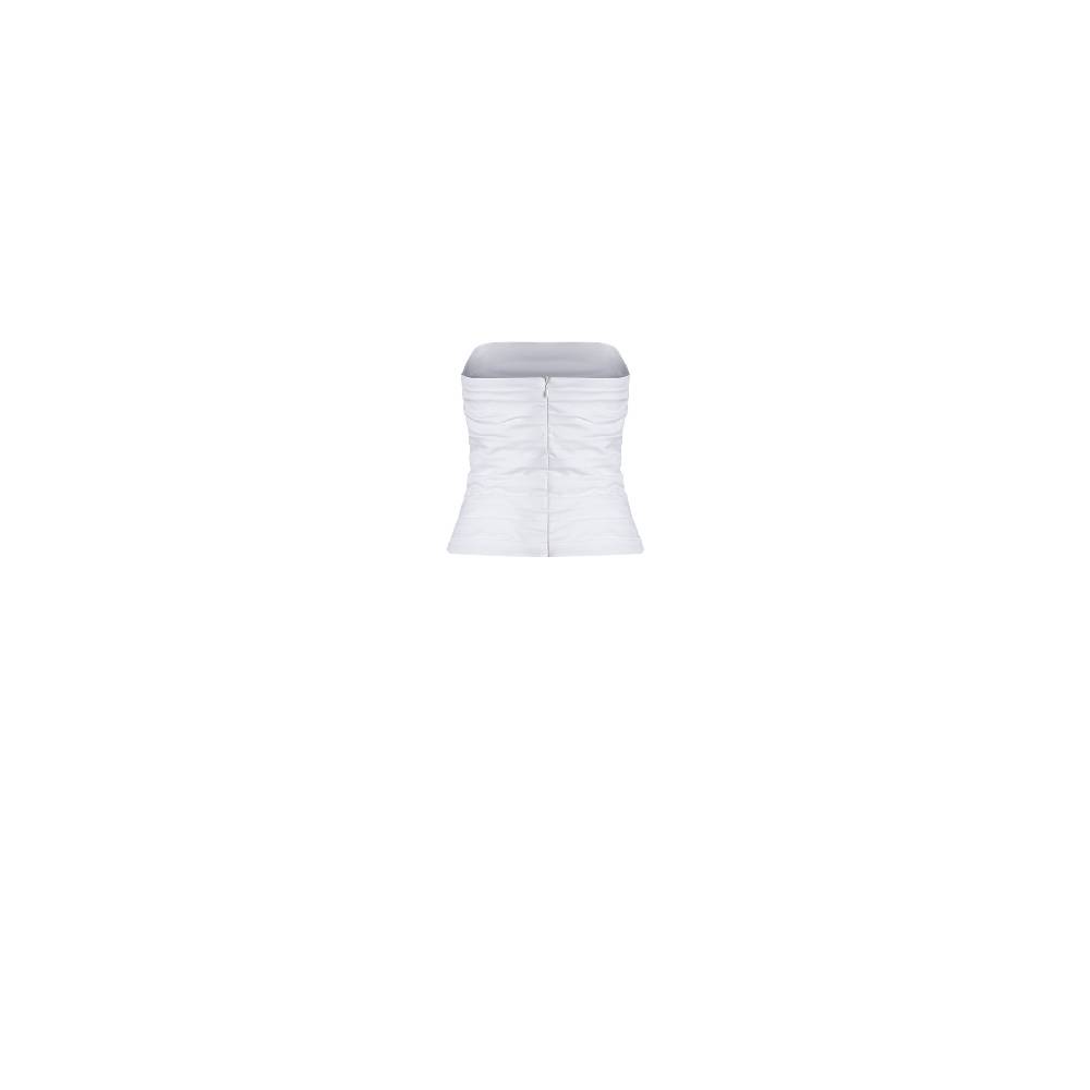 Nineminutes REVERSIBLE – THE LUCY TOP COTTON WHITE Economico
