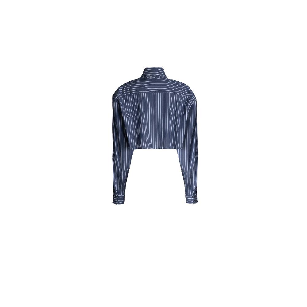 Nineminutes REVERSIBLE – THE MAIA CROP COTTON STRIPE Vendita Economica