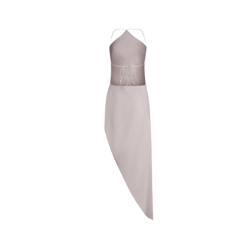 Nineminutes REVERSIBLE – THE TOMI MIDI CREPE SAND Moda